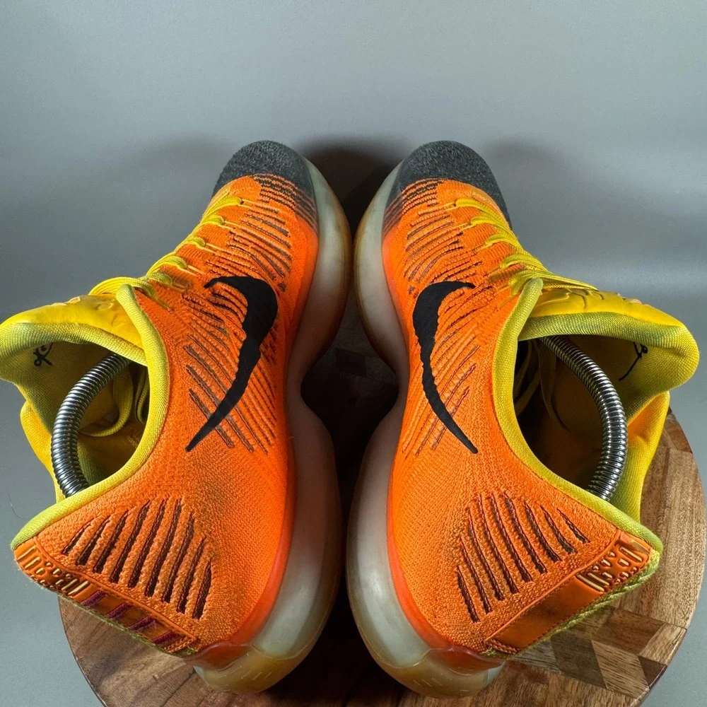 Nike Kobe 10 Elite Low Chester Total Orange Black 747212-818 Mens Size 12